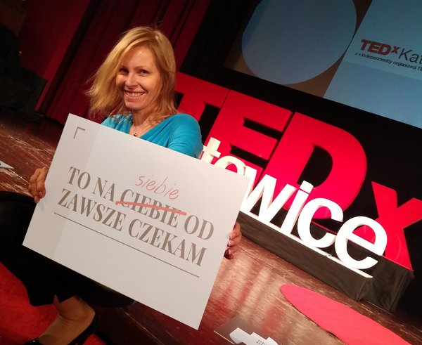 Anna Jaskulska psycholog psychoterapeuta na TEDx Katowice
